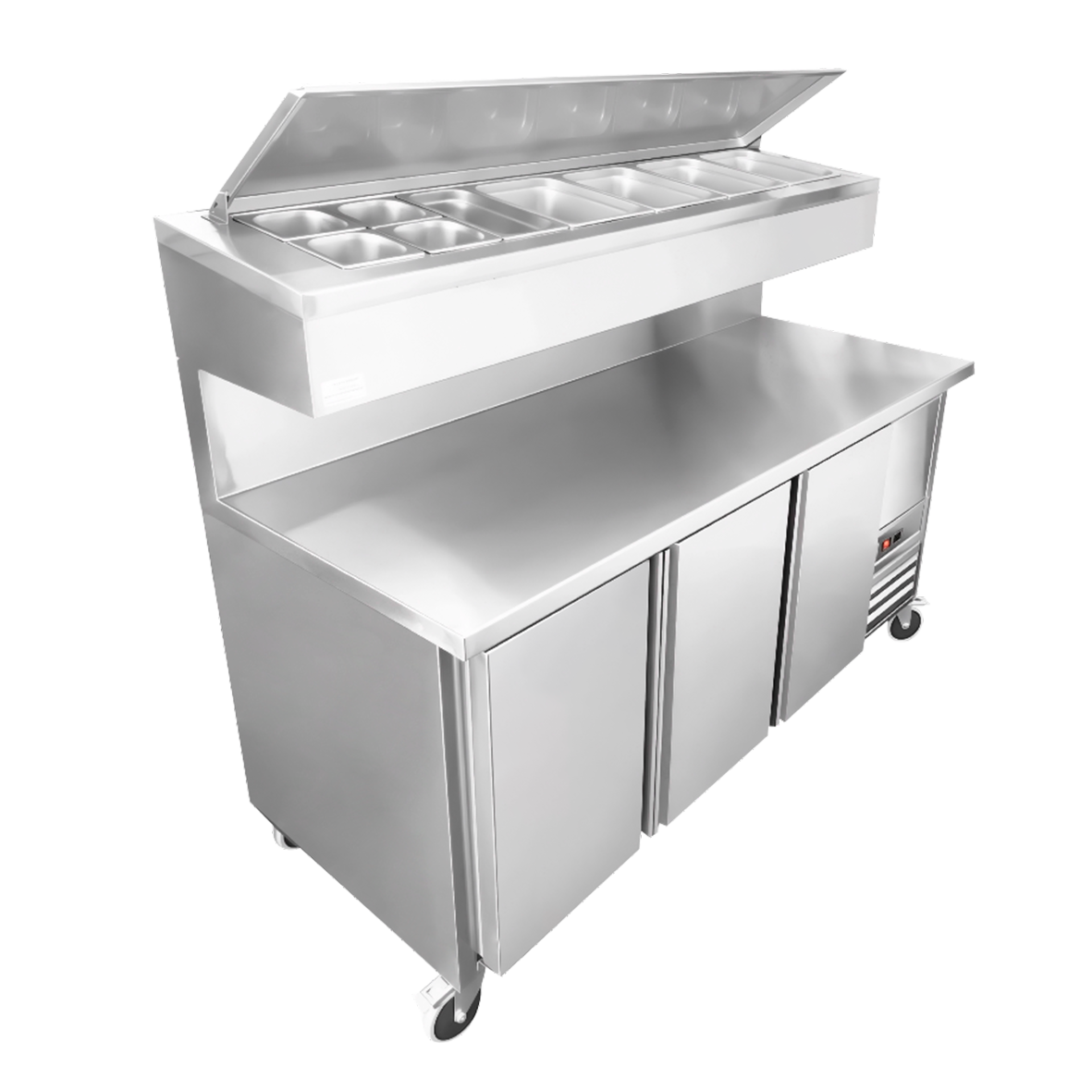 MESA CONSERVADORA DE 03 PUERTAS CON TOPPINERA AÉREA