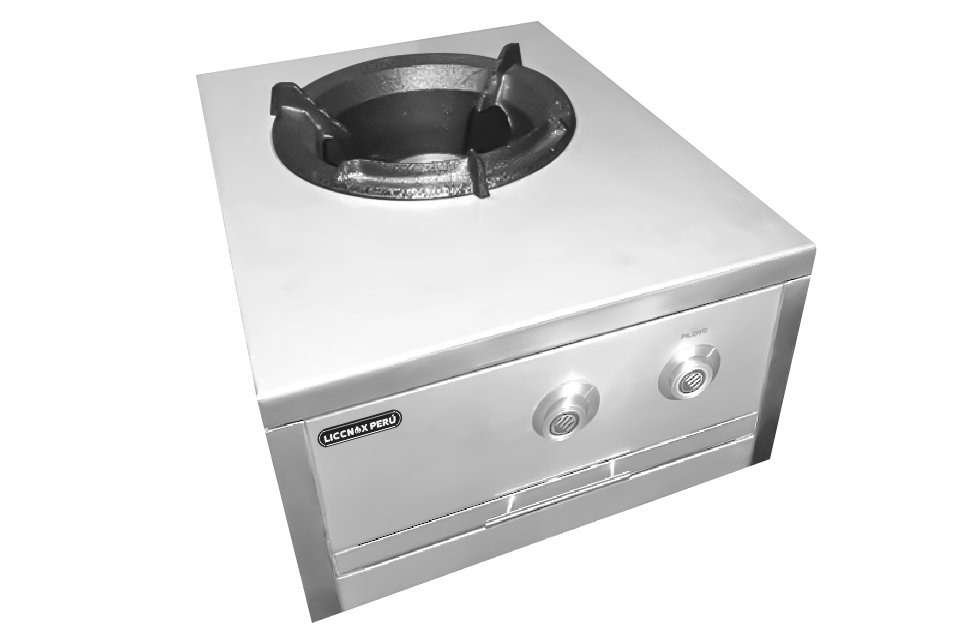 COCINA WOK SOBRE MESA