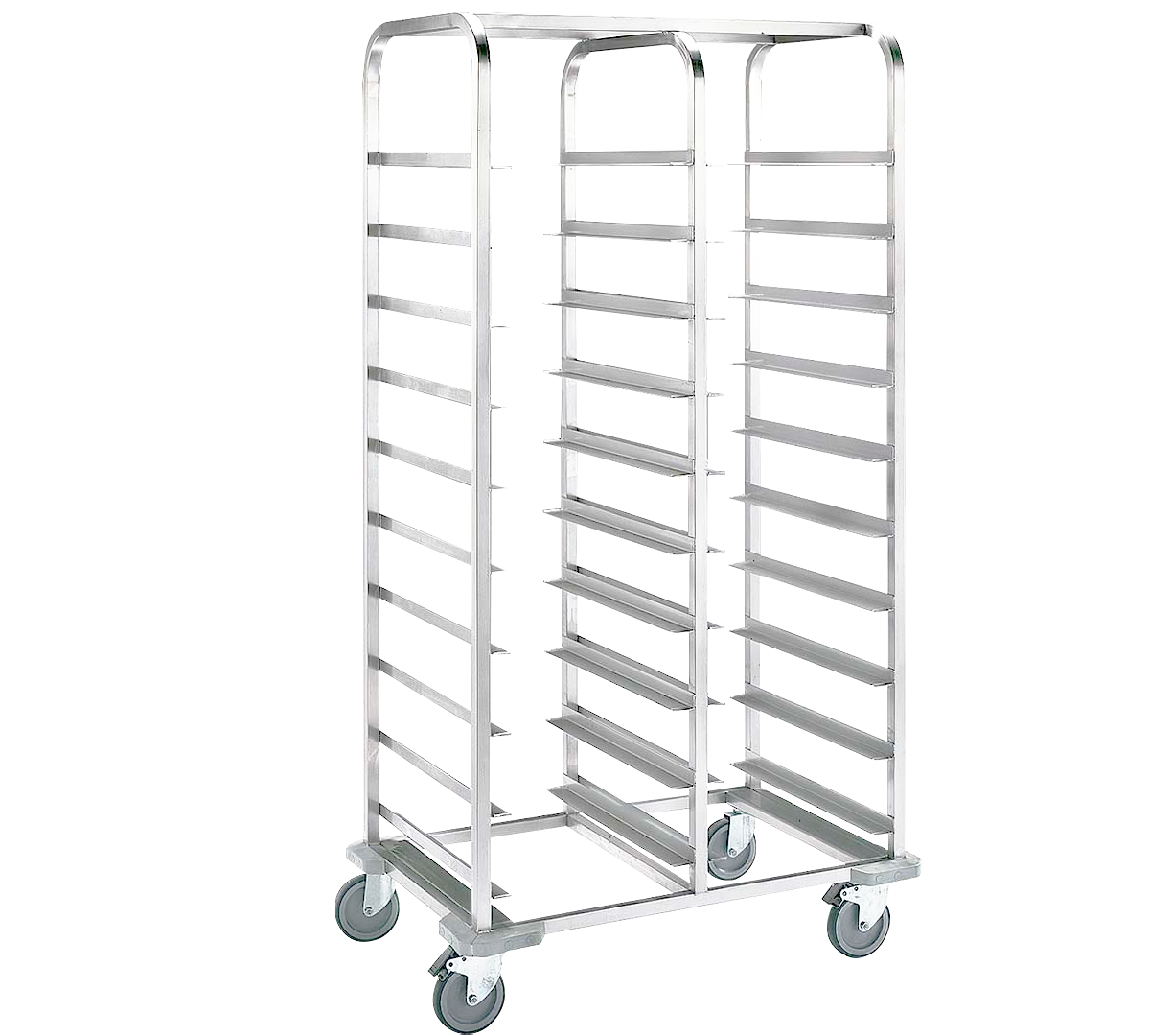 COCHE PORTA BANDEJAS DOBLE